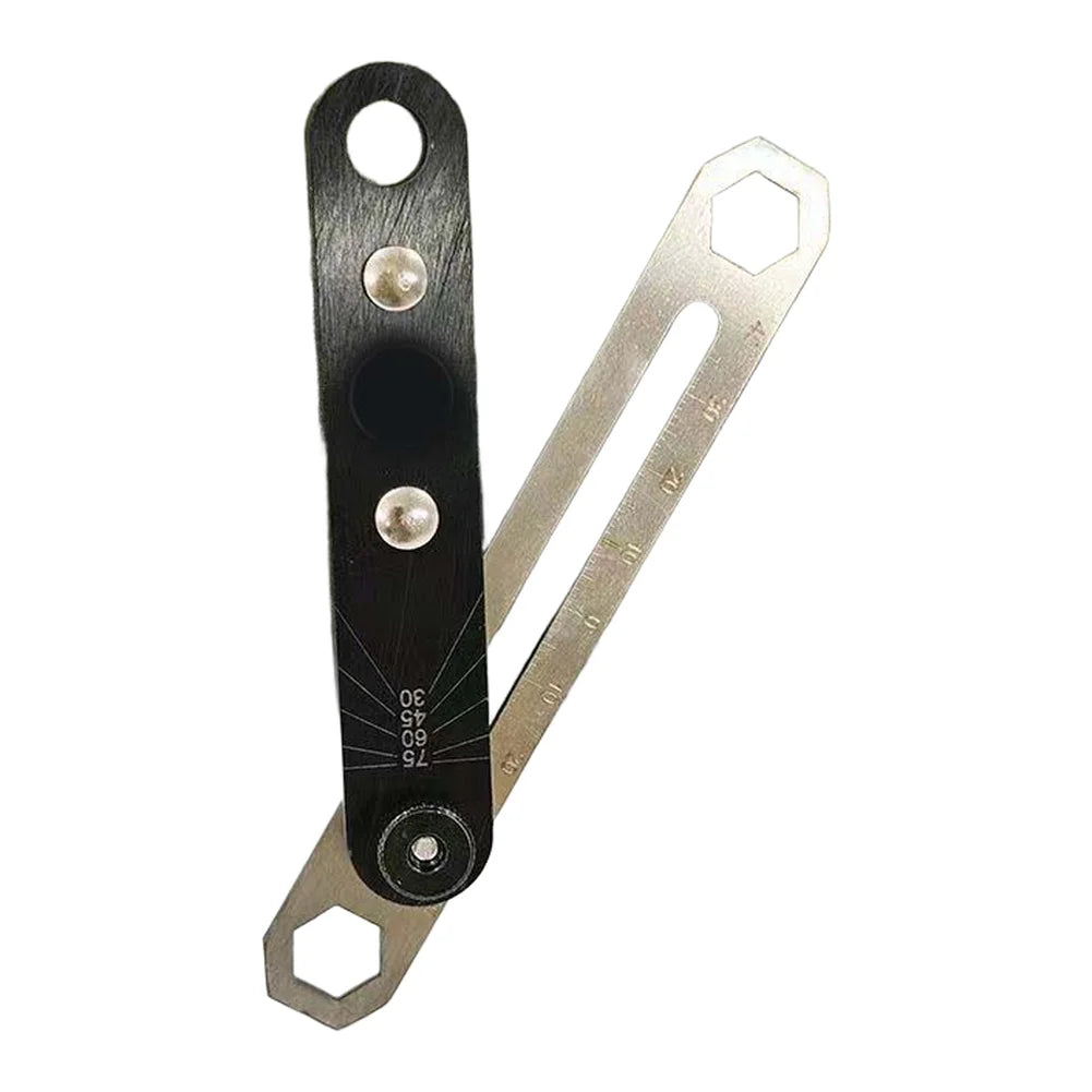 80mm T-Shape Angle Ruler | Adjustable Woodworking Square Gauge