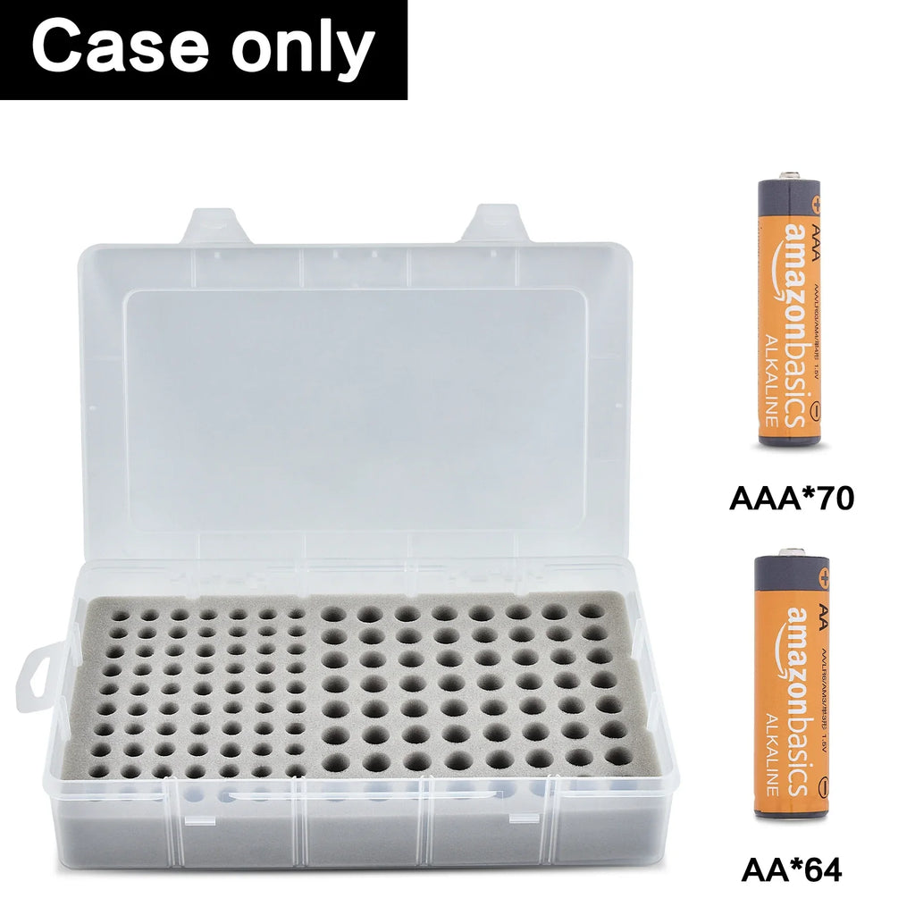 Battery Organizer Case – Stores 134 AA & AAA Batteries