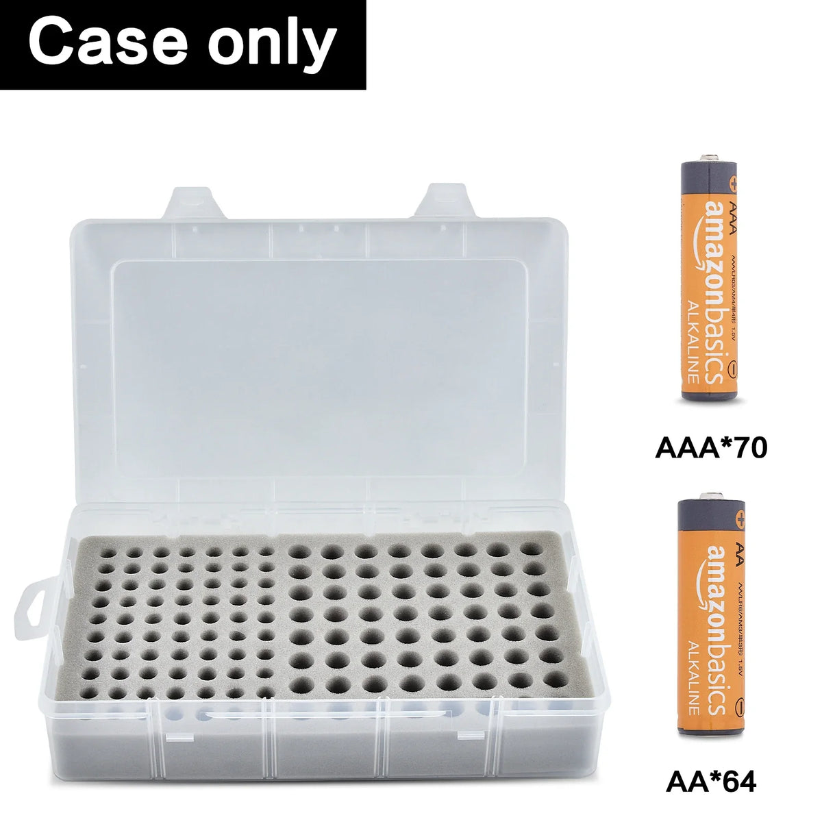 Battery Organizer Case – Stores 134 AA & AAA Batteries