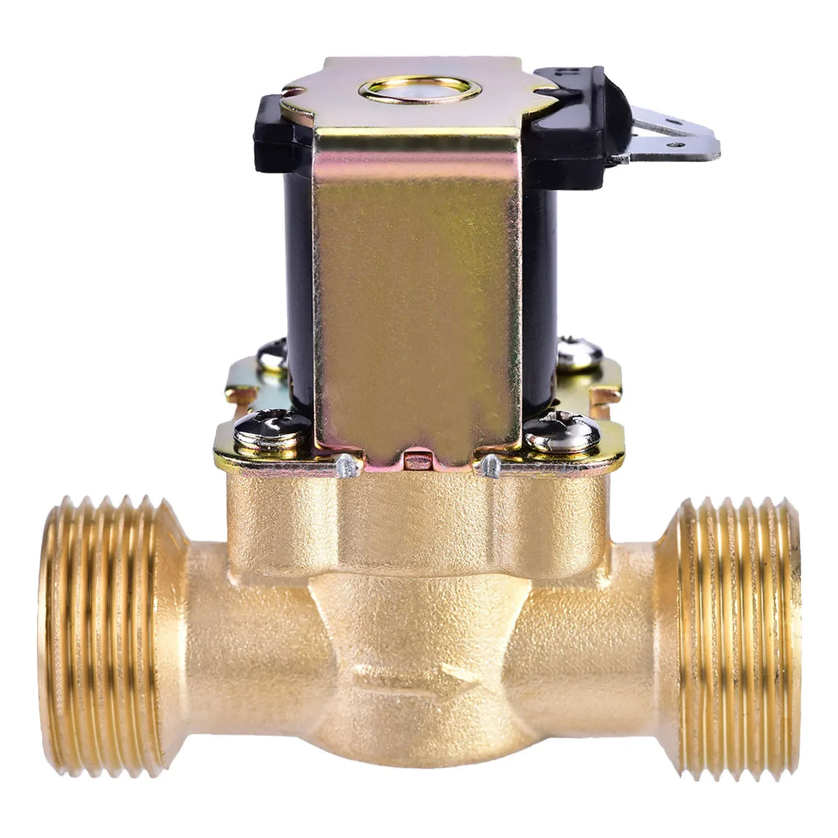 3 4 DC 24V Normally Closed Brass Electric Solenoid Magnetic Valve