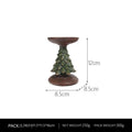 Christmas Tree Candle Holder – Resin Festive Candlestick Decor