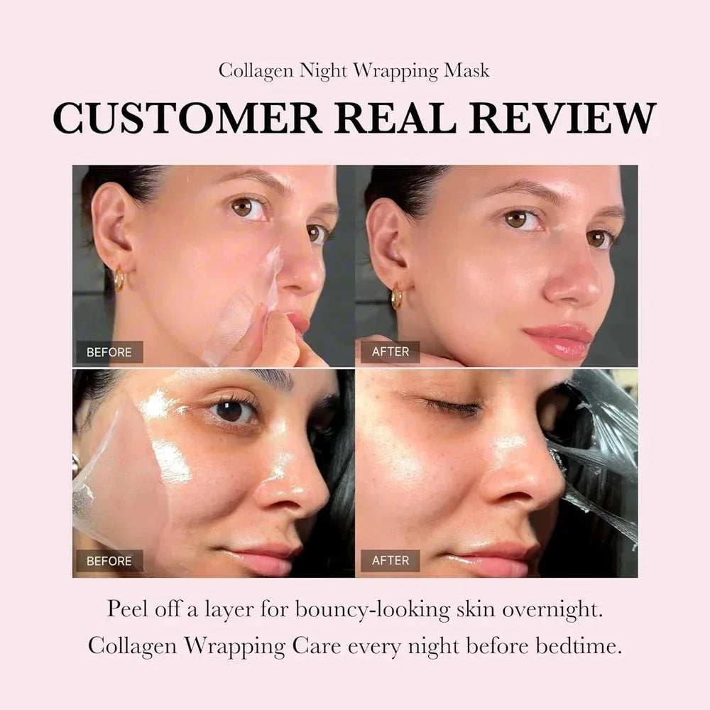 Collagen Overnight Peel-Off Face Mask – Hydrating & Firming