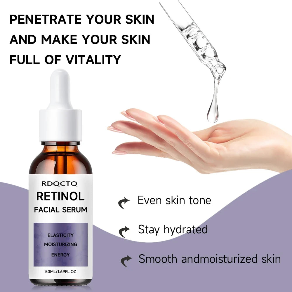 Retinol Firming Face Serum with Hyaluronic Acid | Pore Minimizing