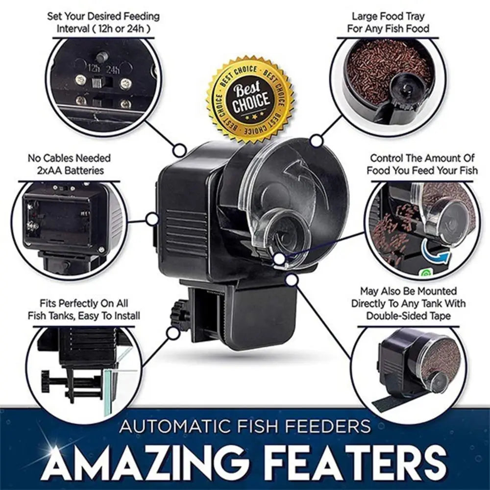 Automatic Fish Feeder | Aquarium Timer Food Dispenser