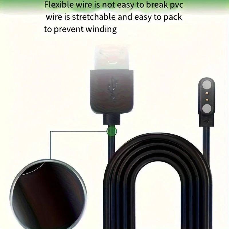 USB Magnetic Charger for Letsfit ID205L ID205S EW1 IW1 IW2