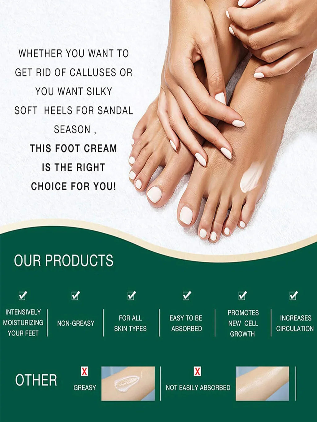 Urea Cream 42 Foot Dry Cracked Heels Percent Feet Moisturizing