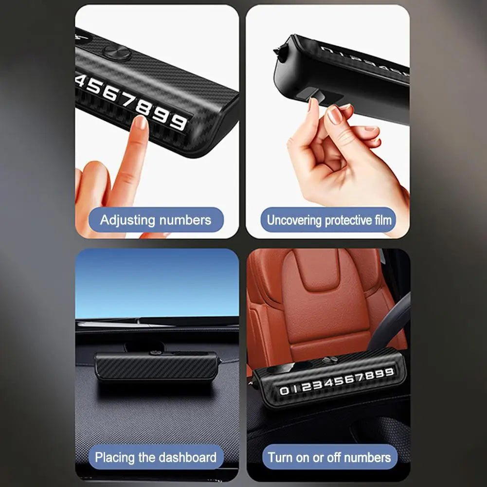 2-in-1 Temporary Parking Sign & Emergency Window Breaker