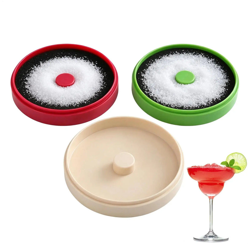 Margarita Salt Rimmer Set – 3-Tier Reusable Cocktail Rim Tray