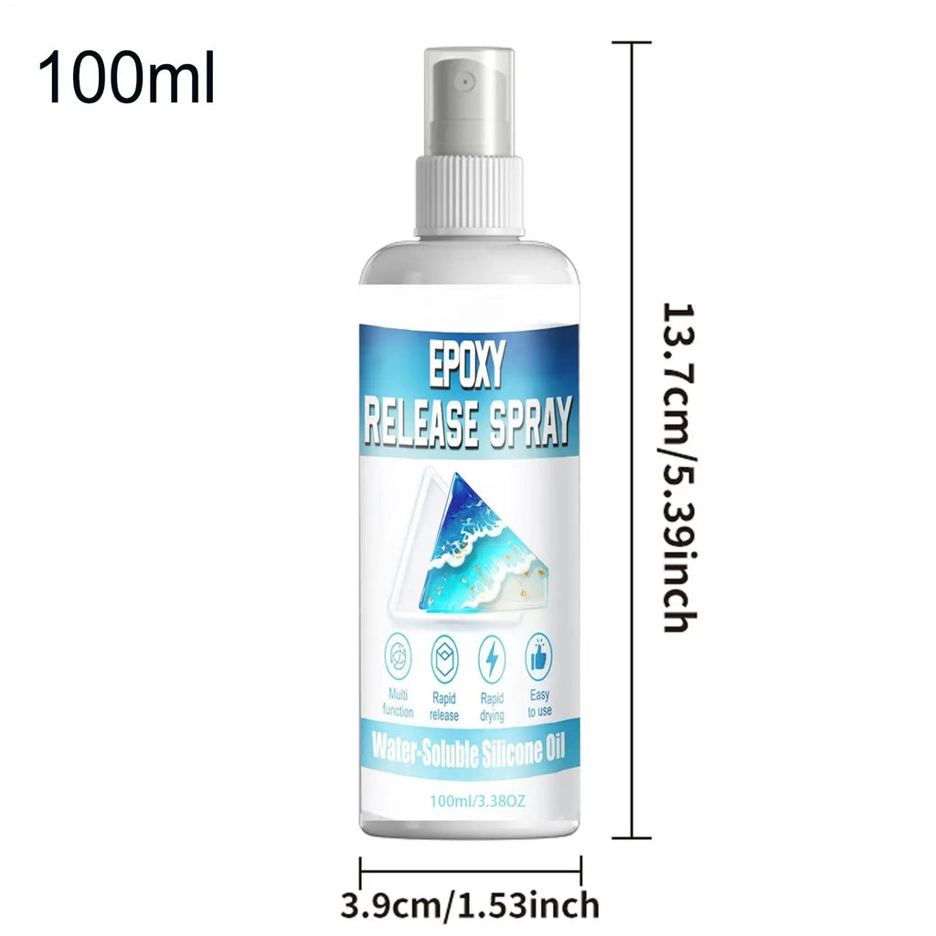 100ml Silicone Mold Release Spray – Non-Stick Epoxy Resin