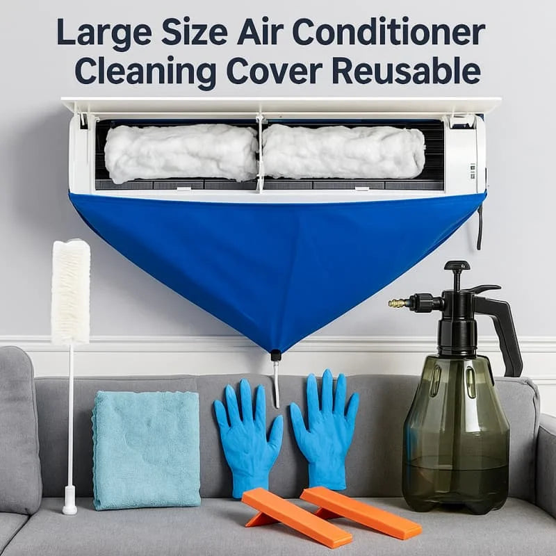 100cm PVC Air Conditioner Cleaning Cover Bag with Drain Pipe