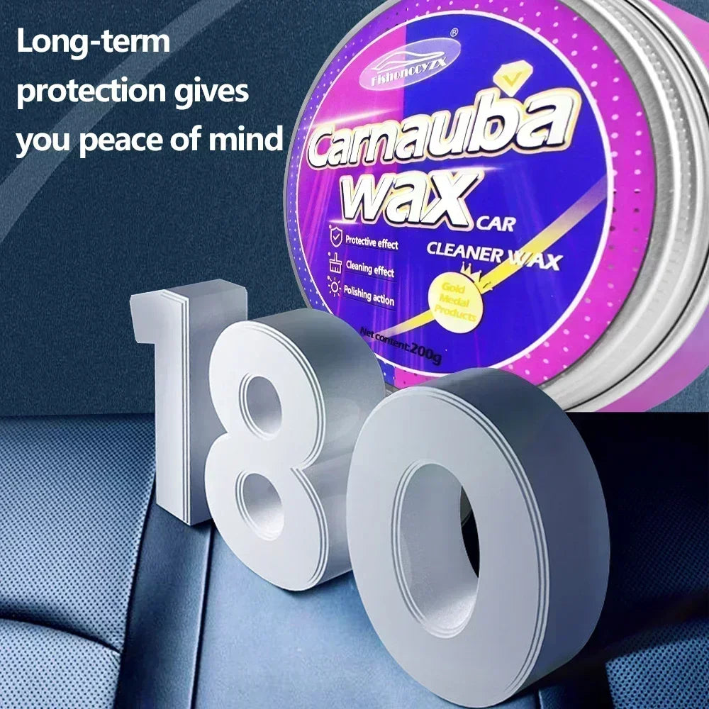 Car Wax Auto Paint Care Carnauba Paste Brazilian Polishing Gloss