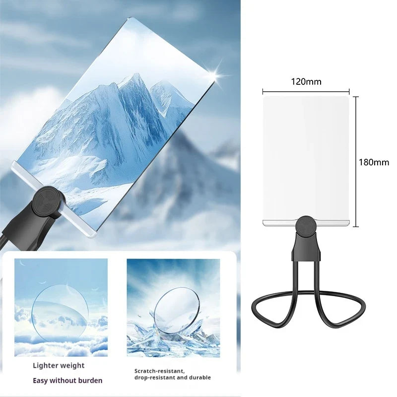 Hanging Neck Full Page Magnifying Glass 180x120mm Acrylic