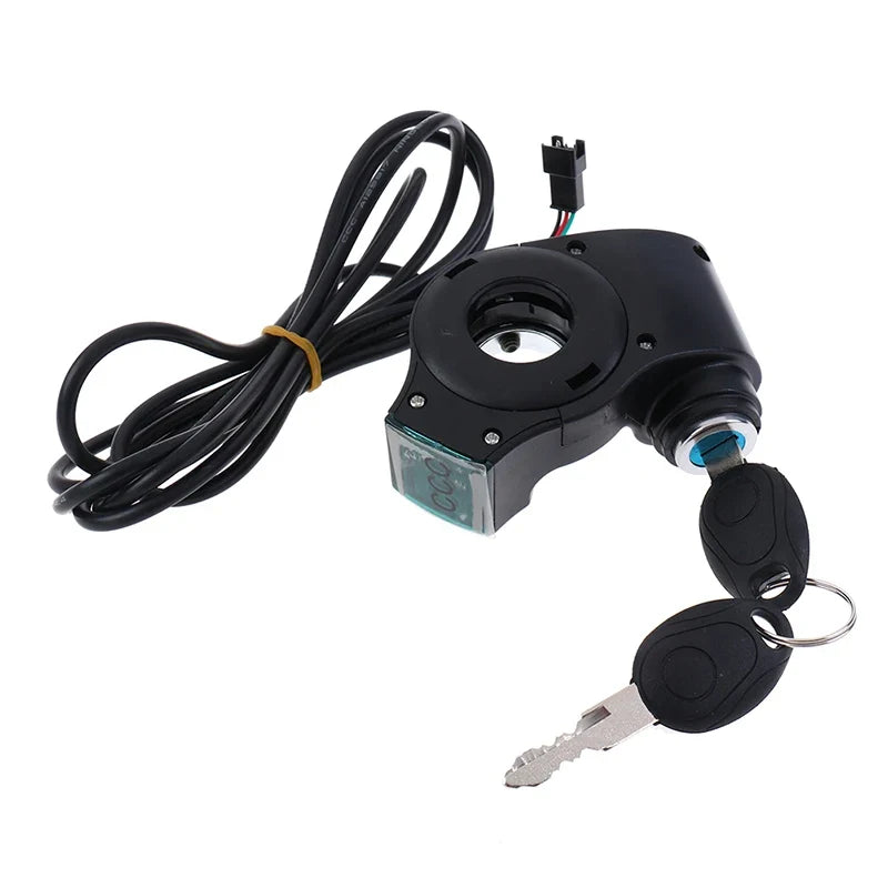 Electric Bicycle Thumb Throttle Voltmeter Digital Voltage Display