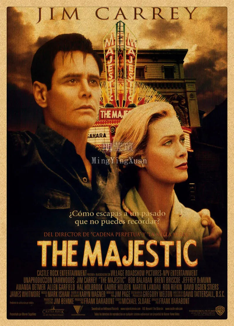 Vintage Kraft Paper Movie Posters – Classic Film Wall Art Prints