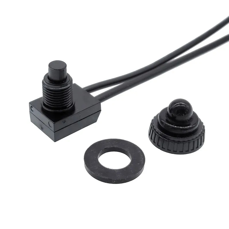 2-Pack IP67 Waterproof Push Button Switch KP107S NC NO