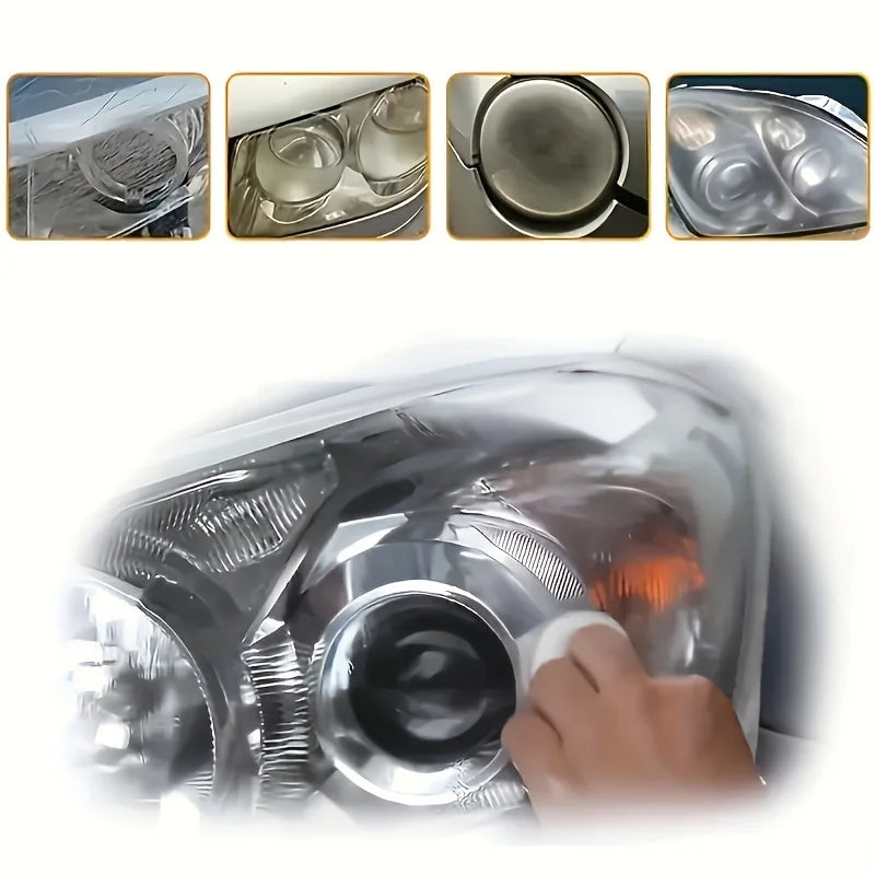 Headlight Restoration Fluid – Crystal Coating & Anti-Yellowing