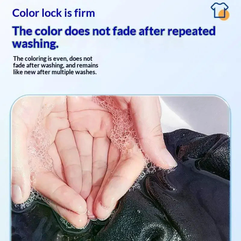 30-Pack Black Clothes Color Restorer Sheets | Laundry Tablets