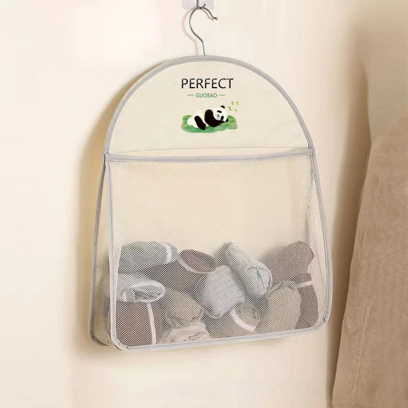 Wall Hanging Mesh Storage Bag – Wardrobe & Closet Organizer