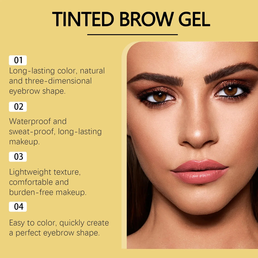 Waterproof Eyebrow Dye Gel Cream – Long-Lasting Tinted Brows