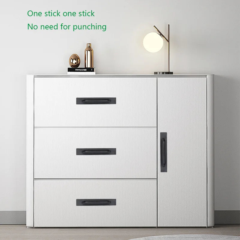 Aluminium Alloy Barn Door Cabinet Handle & Drawer Pull Set
