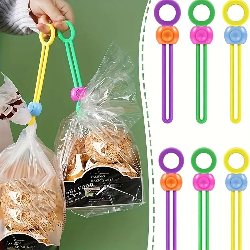 Adjustable Food Bag Sealing Clips – Airtight Storage 10/20 Pcs
