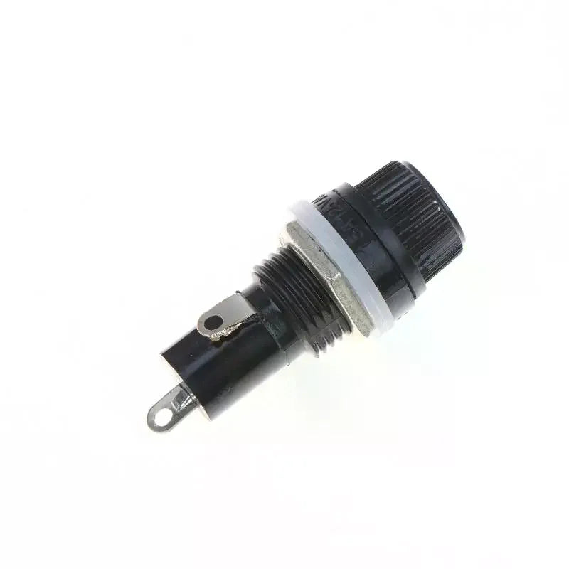 10-Pack 5x20mm Glass Fuse Holders – Panel Mount DIY Socket