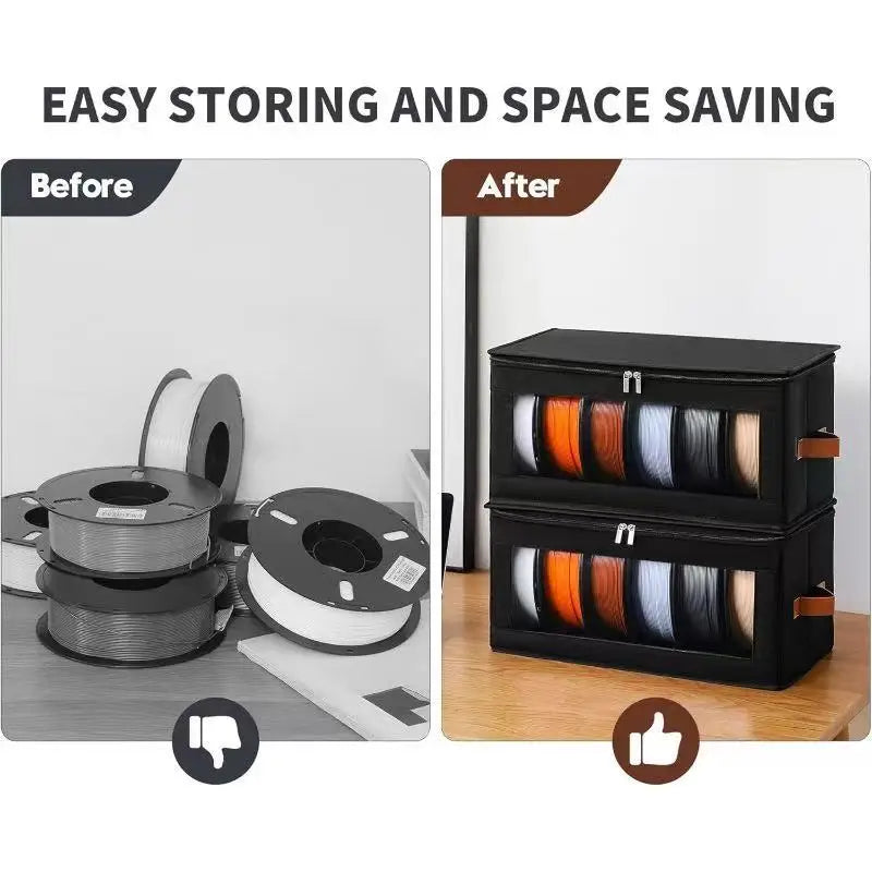 3D Printer Filament Storage Bag – Moisture-Proof Holder Rack