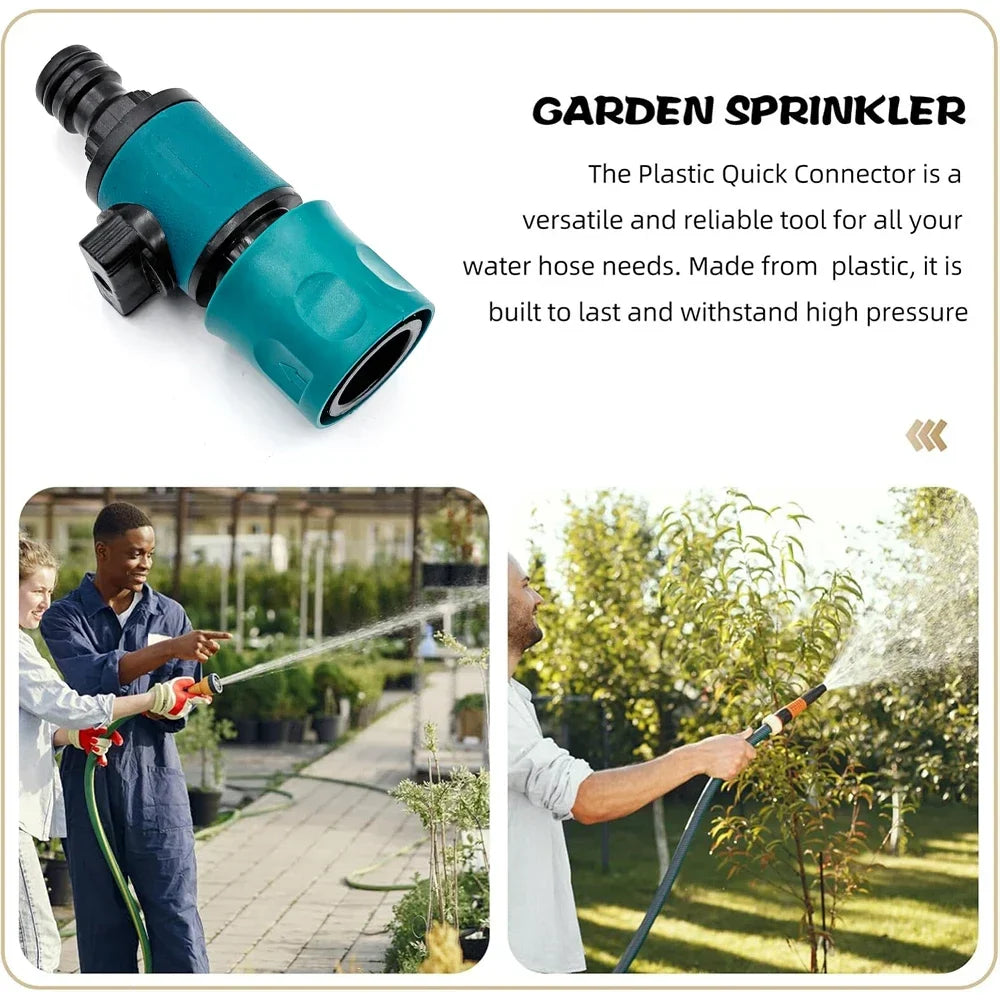 Garden Hose Inline Shut-Off Valve & Quick Connector