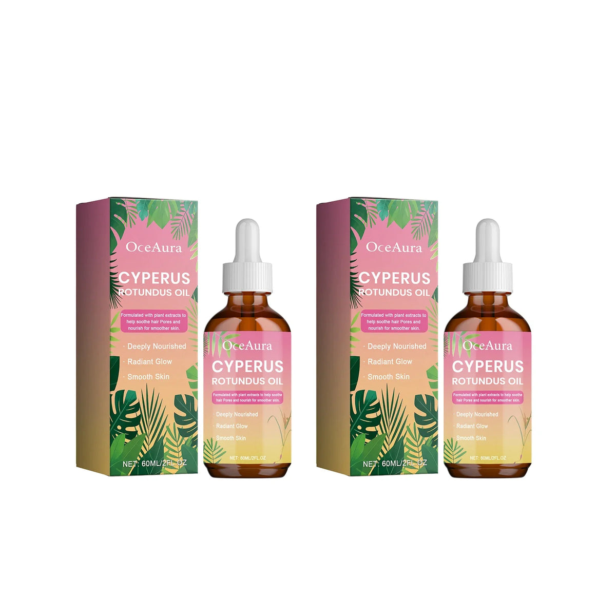Oceaura Natural Cyperus Rotundus Oil Hair Removal Serum Armpit Legs