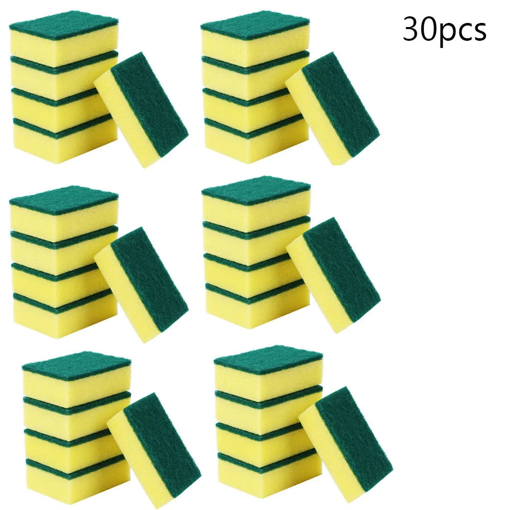 Kitchen Nano Scrub Sponges 20/30pc Double-Sided Cleaning Kit