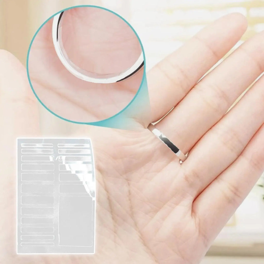 19pc Invisible Ring Size Adjuster – Clear Silicone Tightener