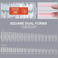 256-Piece Dual Form Nail Tips | Full Cover Gel Extension Kit