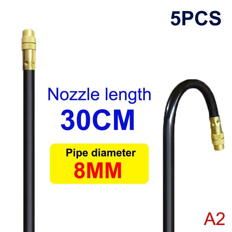 360 Bend Brass Misting Nozzle Quick Connect Garden Irrigation Auto