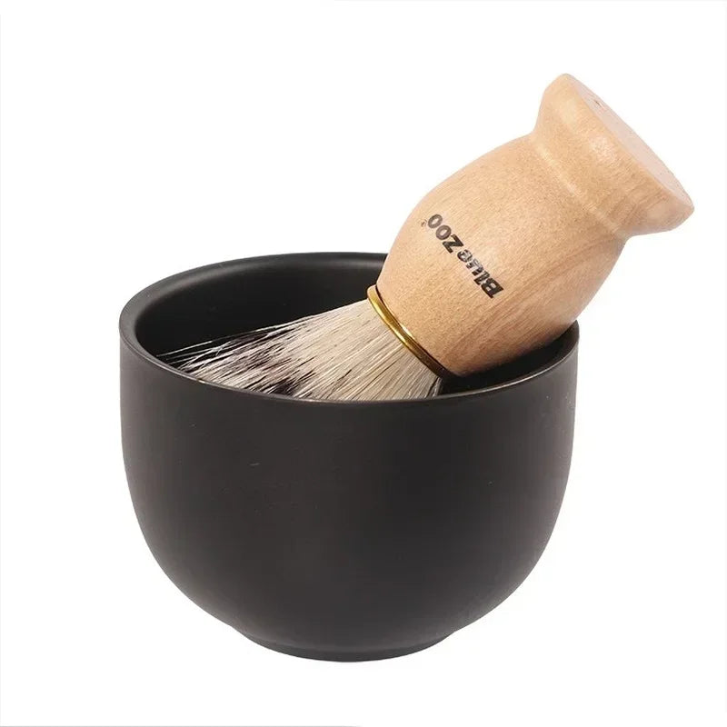 2-Pack Stainless Steel Shaving Soap Bowl & Lather Mug Set