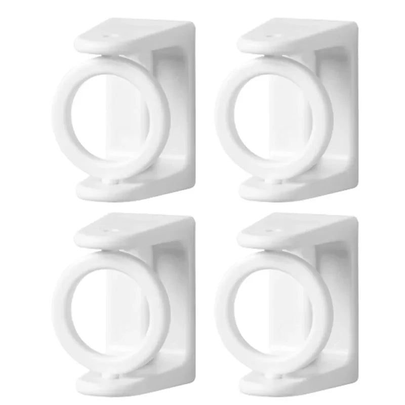 360° Rotatable No-Drill Pole Fixator | Shower & Towel Rod Bracket