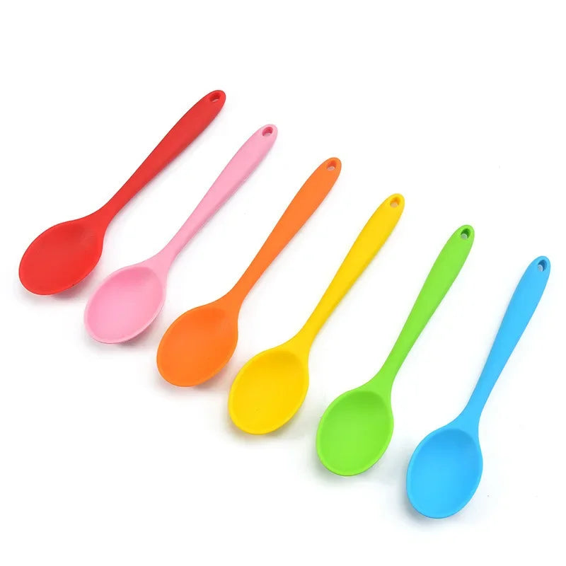 Food-Grade Silicone Mini Ladle Spoon | BPA-Free Kitchen Mixing