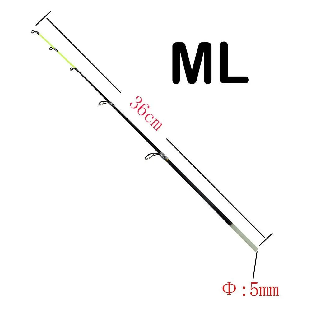 50cm Ice Fishing Rod – Soft Fiberglass Tip & Cork Handle
