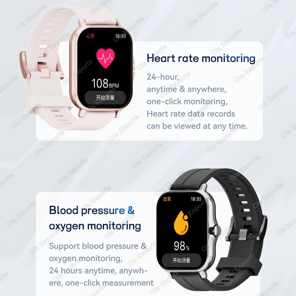 Smart Watch 2.01" Bluetooth Calls Heart Rate SpO2 | Android iOS