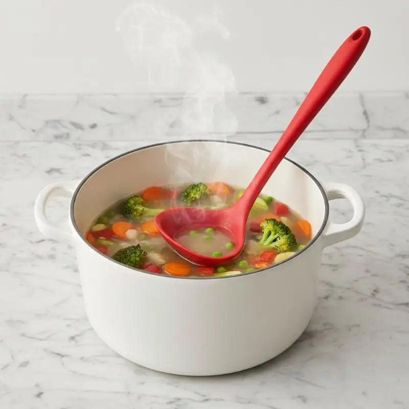 Silicone Kitchen Utensil Food-grade Including Soup Ladle Spatula Rice