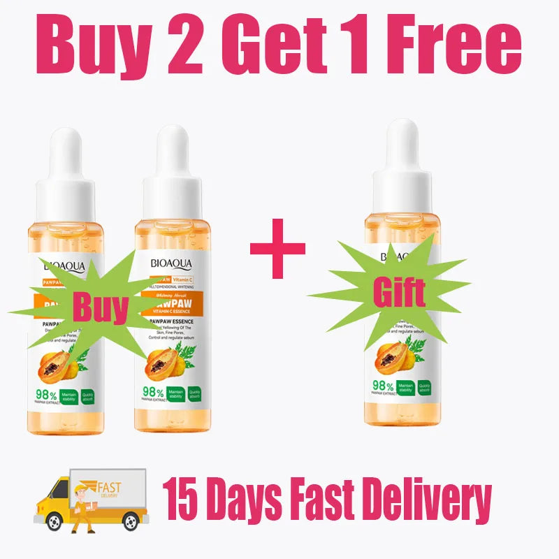 Papaya VC Brightening Face Serum – Dark Spots & Glow 30ml