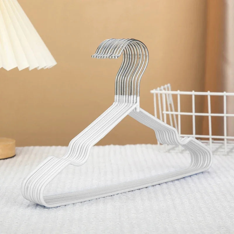 Rubber Coated Kids Hanger Non-slip PVC Metal Infant Clothes Home