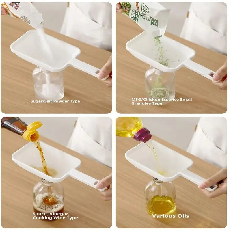 Kitchen Food Grade Material Funnel Convenient Refueling Plastic