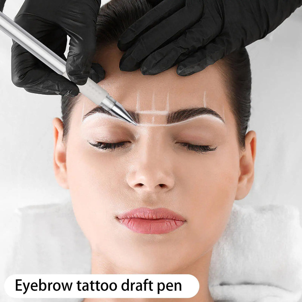 White Tattoo Skin Marker Gel Pen – Water-Soluble Sketch Pen