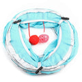Folding Cat Tunnel Crinkle Kitten Play Pet Ball Hole Dogs Animals
