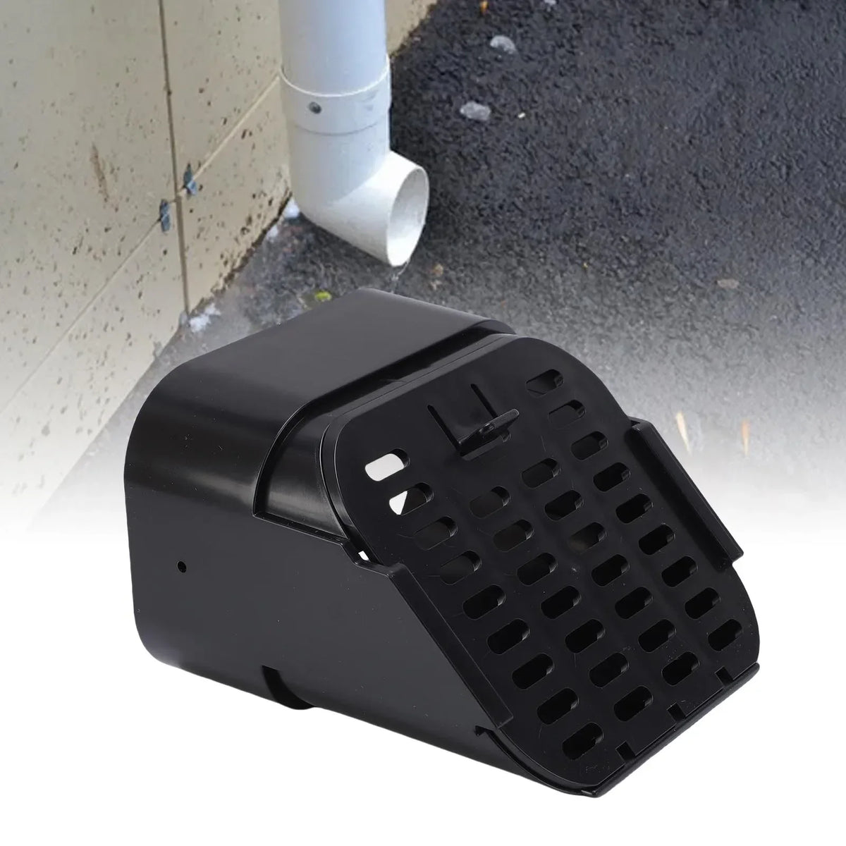 2x3 Inch Gutter Downspout Extension Accessory Outlet Filter Leaf