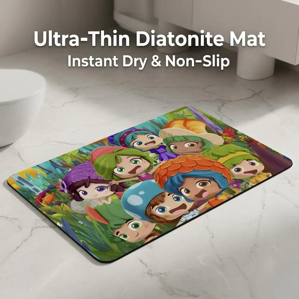 Diatomite Bath Mat – Quick Dry, Anti-Slip & Absorbent