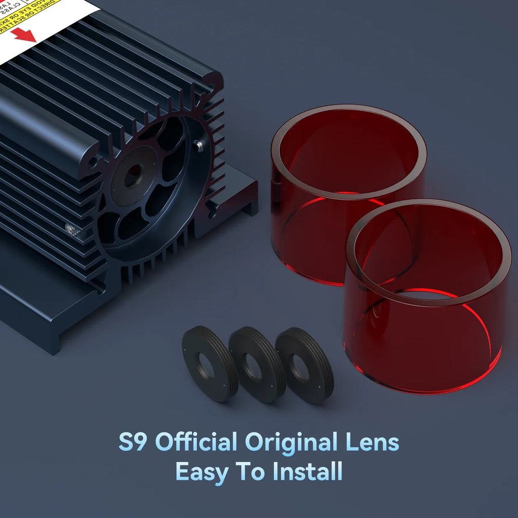 SCULPFUN S9 Lens Set | 3 Lenses + 2 Acrylic Covers