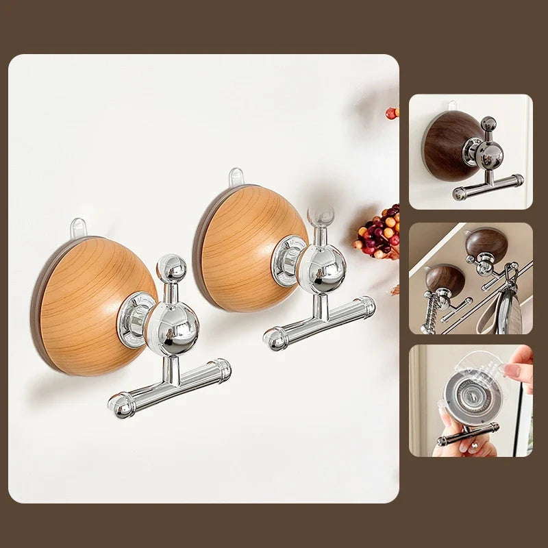 Suction Cup Wall Hooks – Waterproof Towel Hanger 1–2 Pack