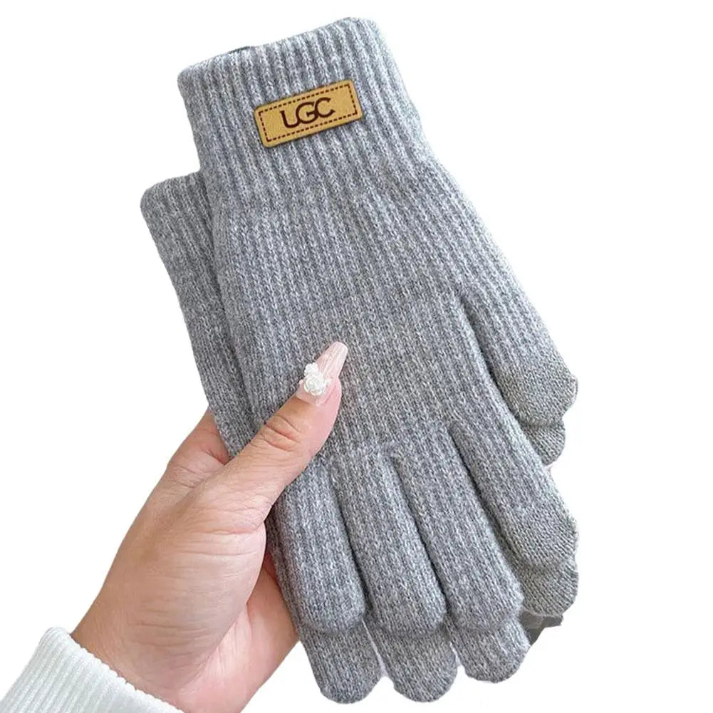 Fleece-Lined Windproof Winter Gloves – Warm & Anti-Slip