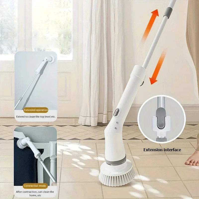BALASHOV Electric Spin Scrubber – Cordless Cleaning Brush Kit